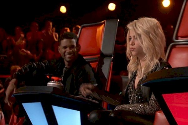 Usher + Shakira partagent l'amour sur 'The Voice
