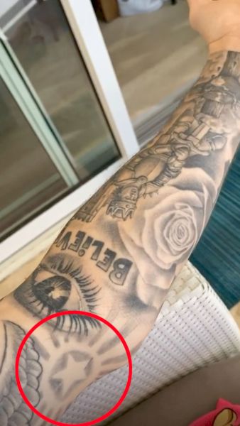 Justino Bieberio tatuiruotės