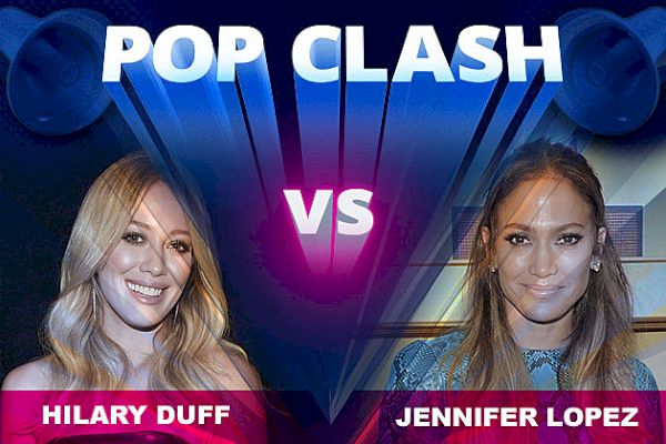 Hilary Duff contre Jennifer Lopez – Pop Clash