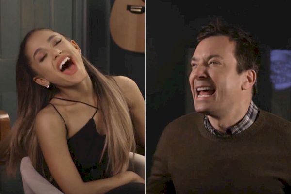 Ariana Grande a Jimmy Fallon demonštrujú svoje majstrovstvo v synchronizácii pier