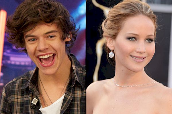 Harry Styles zo skupiny One Direction má v obľube Jennifer Lawrence