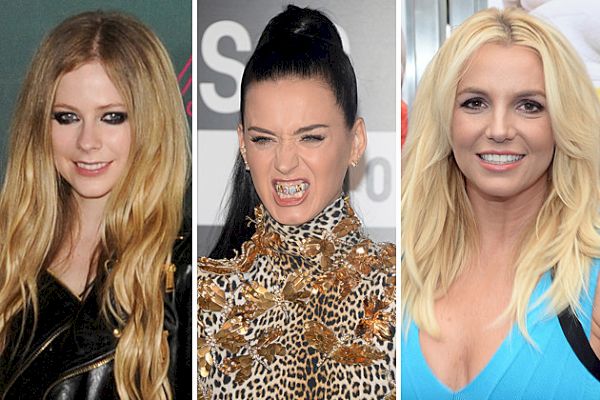Avril Lavigne, Katy Perry + Britney Spears सबसे खतरनाक सेलेब्स में