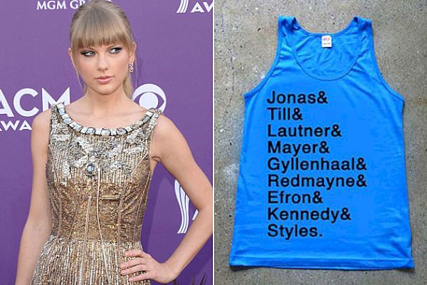 Fanúšikovia Taylor Swift zúria na tričku „ex-priateľa“ [Fotky]