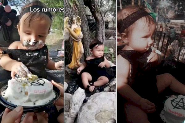 Maman critiquée pour avoir organisé une fête 'satanique' pour le premier anniversaire de sa fille (VIDEO)